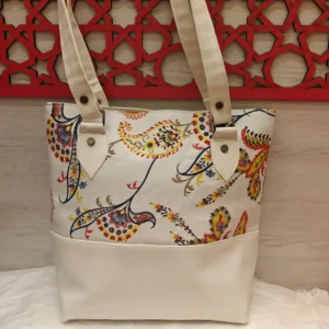 Nazneen tote bag white